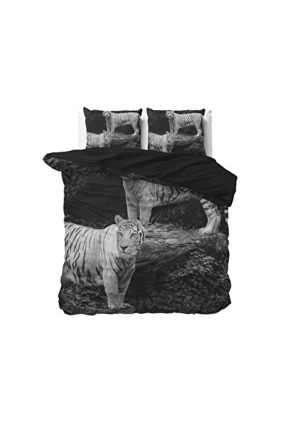 Sleeptime Premium bed linen set - OEKO-TEX® Standard 100, Grey, Cotton, 240 x 220 cm, Origin Netherlands