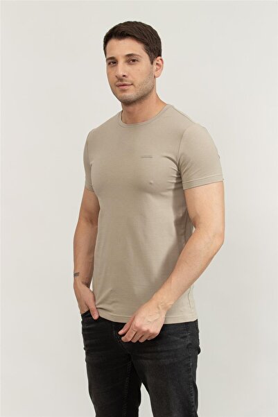 Calvin Klein Erkek STRETCH SLIM FIT T-SHIRT T-shirt