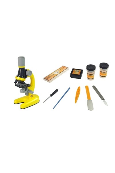 dalimag Lean Toys Microscope Set for Kids, 8+, Multicolor