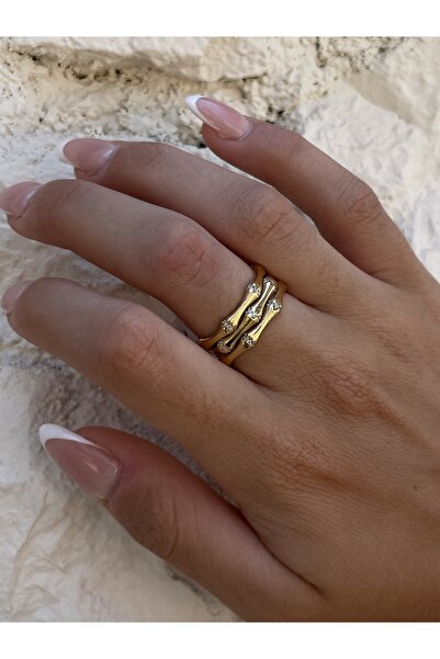 Sade Accessory Üçlü Kemik Yüzük