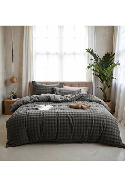 Sleeptime Set lenjerie de pat Pom Pom Anthracite