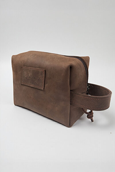 Tantobushcraft حقيبة يد مصنوعة يدويًا من الجلد الطبيعي - تصميم عتيق، لون بني ...