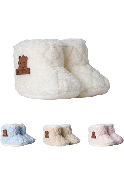 GMG Baby Baklava Pattern Jacquard Welsoft Slippers 9 Months, 12 Months, 18 Mo...