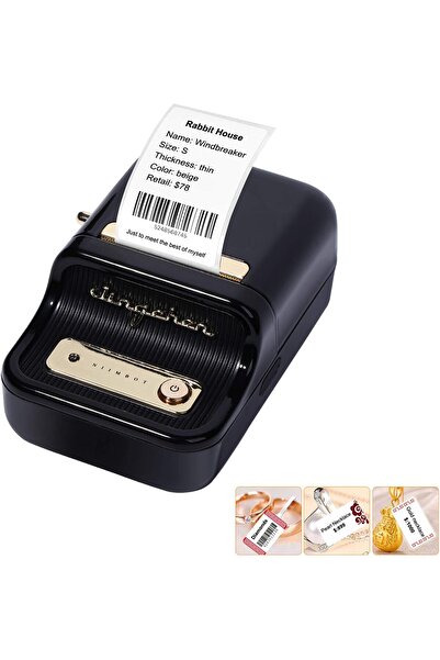 Fipka Douself Label Printer Portable Wireless BT Thermal Label Maker