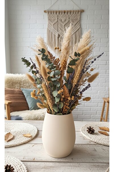 Maysa home Vază din ceramică în stil nordic boem, realizată manual, cu design...