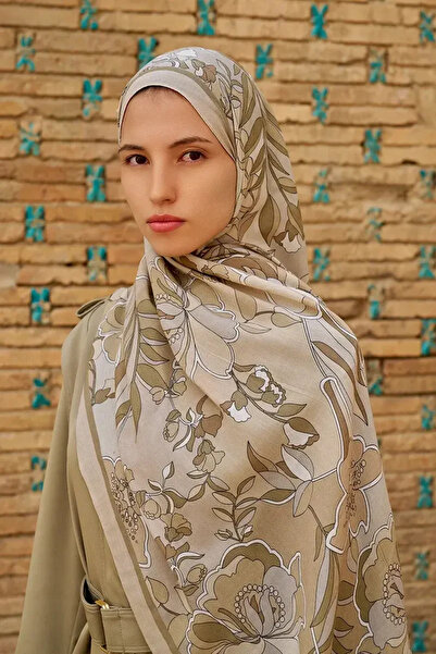 ED Scarf Lover Pamuk Modal Şal - Bej