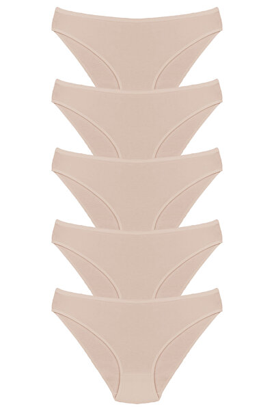 Onurel 5-Piece Women's Bikini Soft Touch Cotton Panties