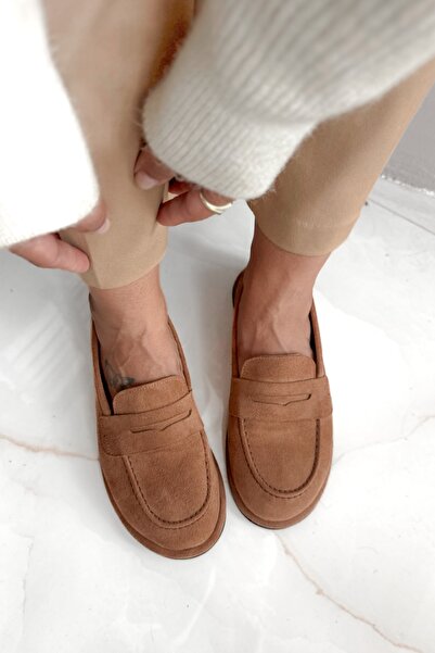Shoebutik Salida Taba Süet Kadın Makosen