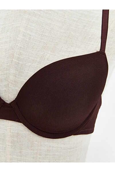 LC Waikiki Sparkling Selections from Shining Store | Underwire Unlined Plain T-Shirt Bra