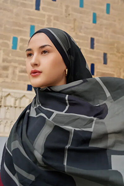 ED Scarf Wise Pamuk Modal Şal - Siyah