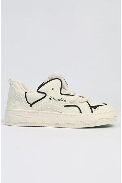 Benetton Kadın Sneaker Bej BNI-10100