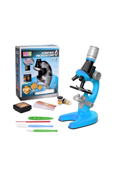 dalimag Microscope for Kids STEM, Blue, 15 x 10 x 23 cm