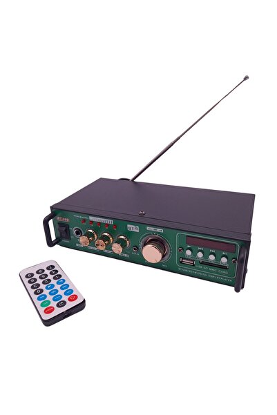 Depox Amplificator digital, BT-680 Experience, Stație, 2x10 W, Bluetooth, telecomandă, USB, card SD, microfon