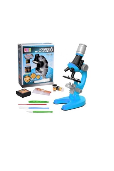 dalimag Microscope Set for Kids 100x-1200x - Blue