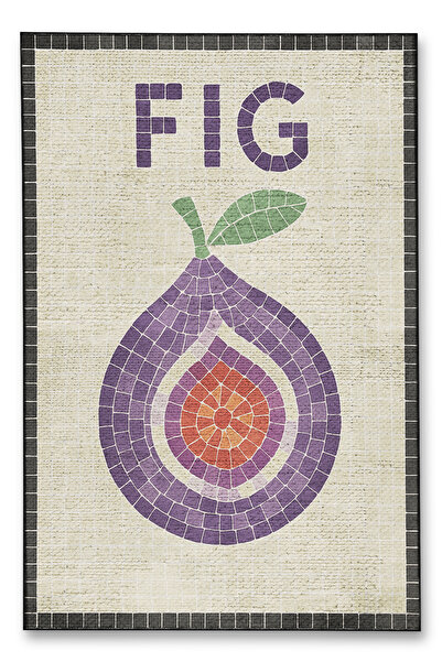 Rugs Modern Halı سجادة MOSSO FIG ذات النمط المكتوب والقاعدة المنسوجة ذات الطر...