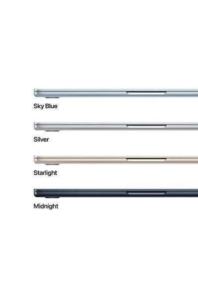 Apple MacBook Air 13", procesor M4, CPU cu 10 nuclee și GPU cu 8 nuclee, 16 GB, 256 GB, Starlight, INT KB