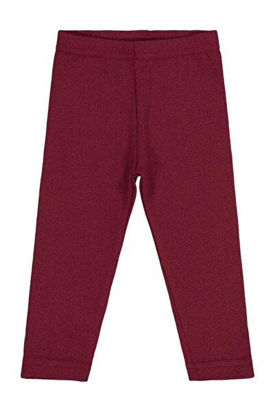 Civil Girls Plain Leggings for Ages 2-5 - Burgundy for Ages 2-3