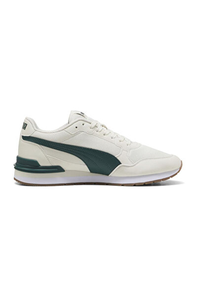Puma St Runner V4 Mesh Men's Beige - Green Sneaker Shoes 39966604