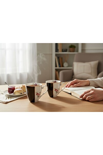 ROY KING Acem Black 2-Piece Mug 400 ml