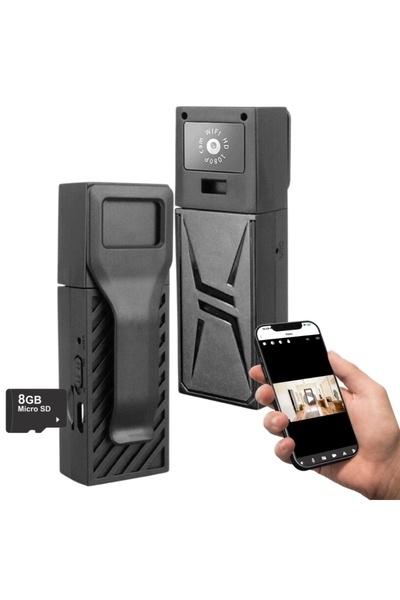 iUni Κάμερα σώματος M7, Wi-Fi, 8GB, προβολή 4K, ζωντανή προβολή στο τηλέφωνο