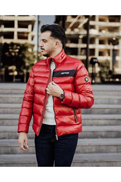 Avni Ceylan Men's Padded Inflatable Coat Modern Cut Special for Cold Weather