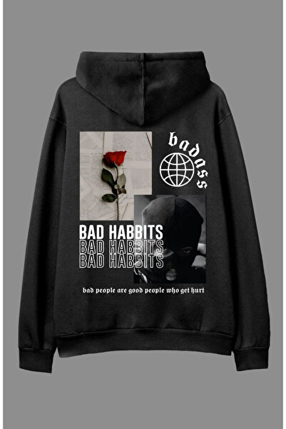 bellanova POLAND Desenli Premium Kapüşonlu Sweatshirt