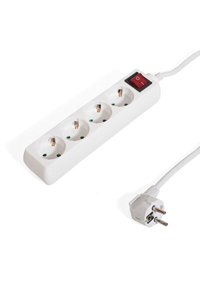 SHOPIENS Prelungitor electric, 4 prize, siguranță pentru copii, cablu de 1,5 ...