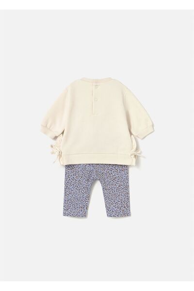 MAYORAL Baby Girl 4-Piece Top and Bottom Set Blue 2726