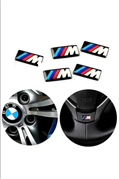 STİLİX GARAGE Bmw M Logo Jant Direksiyon Sticker (5 ADET)