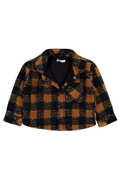 Civil Boys Plaid Welsoft Shirt for Ages 2-5 - Brown 5-6 Years
