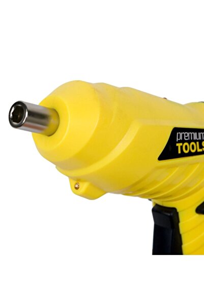 SHOPIENS Electric Screwdriver Premium Tools, LED Model, 3.6V Capacity, 11 Bits, Yellow