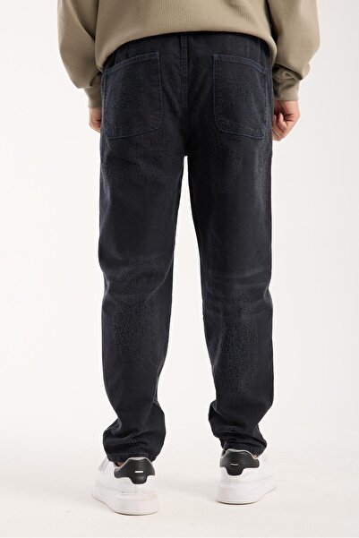 Store 100% Cotton Relax Fit Lace-Up Waist Casual Jogger