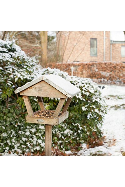 Other Wooden bird feeder on a leg