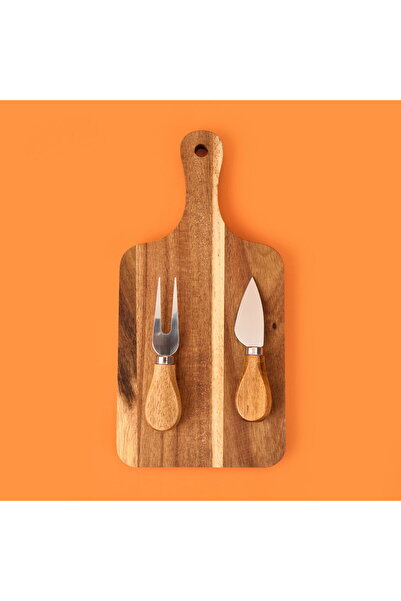 Genel Markalar Akasya Peynir Sunumluk - Kahverengi - 28x14 cm