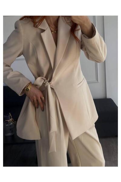 SU SHE BELLA VİSTA---ΓΥΝΑΙΚΕΙΟ ΜΠΛΕΙΖΕΡ K διπλό πέτο ΜΕ ΣΤΡΟΓΓΥΛΗΣΤΡ