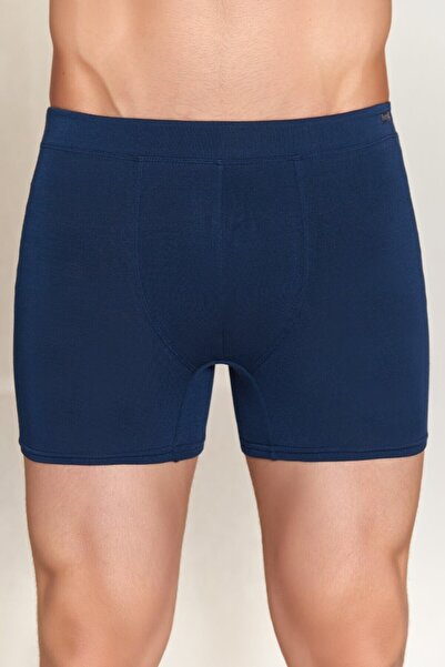 Berrak 4434 Micro Modal Premium Kaki-afumat-albastru închis pentru bărbați boxeri 3-pack