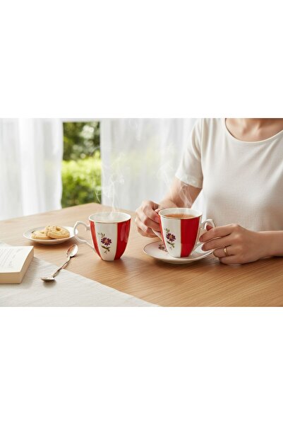 ROY KING Acem Red 2-Piece Mug Cup 400 ml