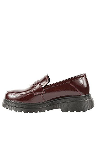 FORMAZIONE Casual shoes, women, FORMAZIONE, S80226-1LT burgundy, patent leather 39