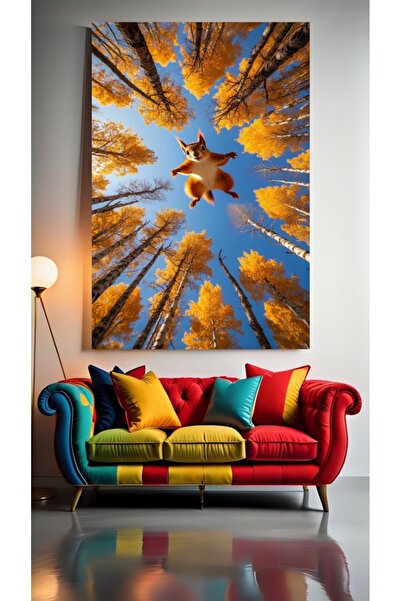 özkacar SWEET SQUIRREL 1 Home Wall Salon Salon de înfrumusețare Birou Magazin...