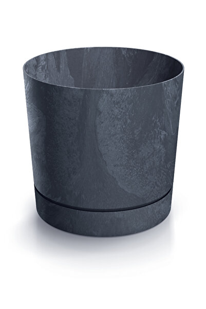 Other Ghiveci rotund Tubo P Beton Effect 240E cu farfurie | Antracit