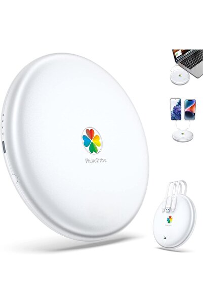 Fipka MFI Certified 2000GB (2TB) 2.5inch External Hard Drive Storage for iPhone/iPad/Macbooks/PC