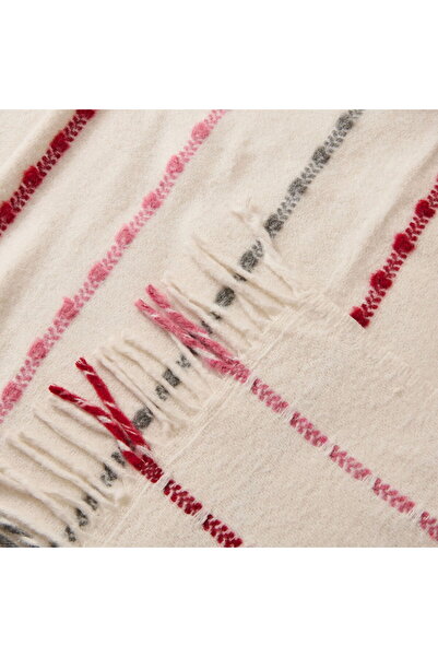 ASPARTAM Soft Elvia Cotton Single Blanket - Cream - 150X200 cm