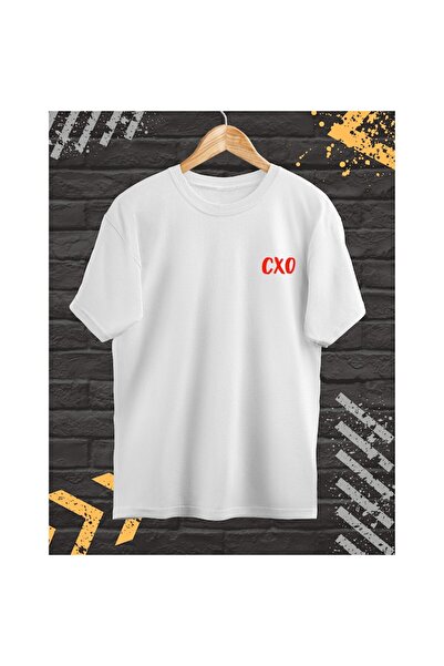 OEM Tricou bărbătesc cu imprimeu față și spate, CXO Tokyo, bumbac, alb, XXL INTL