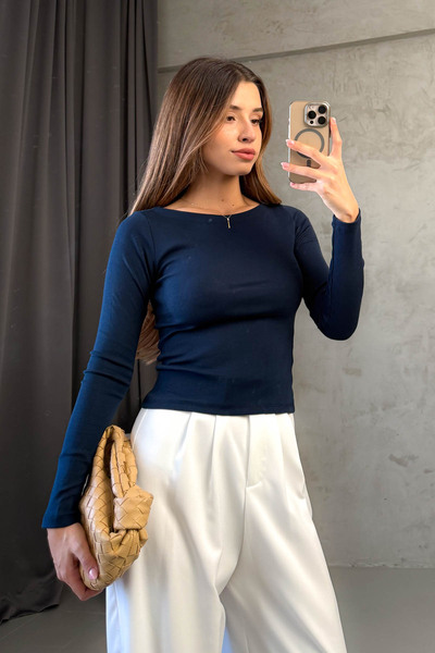 ModaPlaza Tricou cu mânecă lungă pentru femei