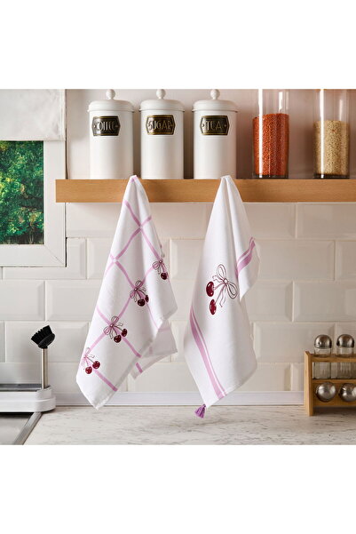 ASPARTAM Soft Ribbon 2-Pack Drying Cloth - Ecru - 40X50 cm