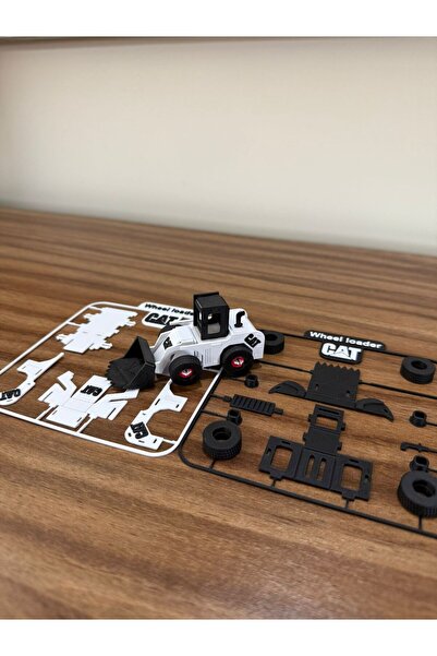 deep3d CAT Tekerlekli Yükleyici Oyuncak Model Kit Kart – İnşaat Araçları Mont...