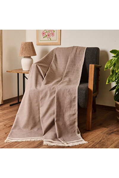 ASPARTAM Soft Dalinda Sofa Throw - Brown - 170X230 cm