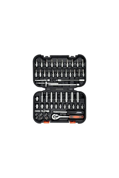 Sthor Trusa tubulare 1/4'', 56 buc 58643