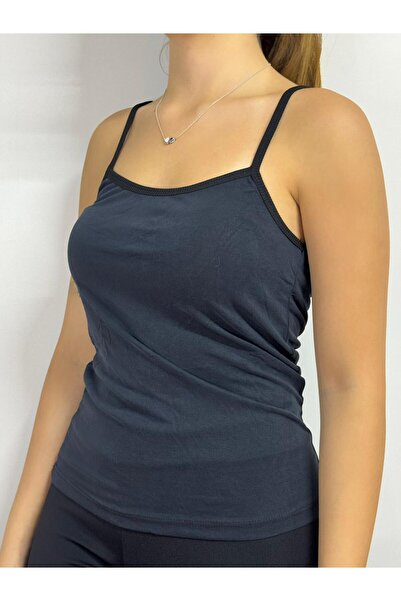 VİZORA BUTİK قميص داخلي أساسي بحمالة واحدة