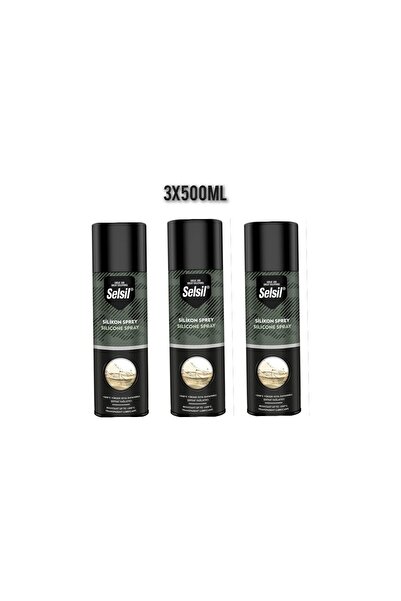 Selsil Silikon Sprey 3 x 500 ml